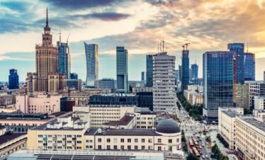 Warsaw, Poland panorama